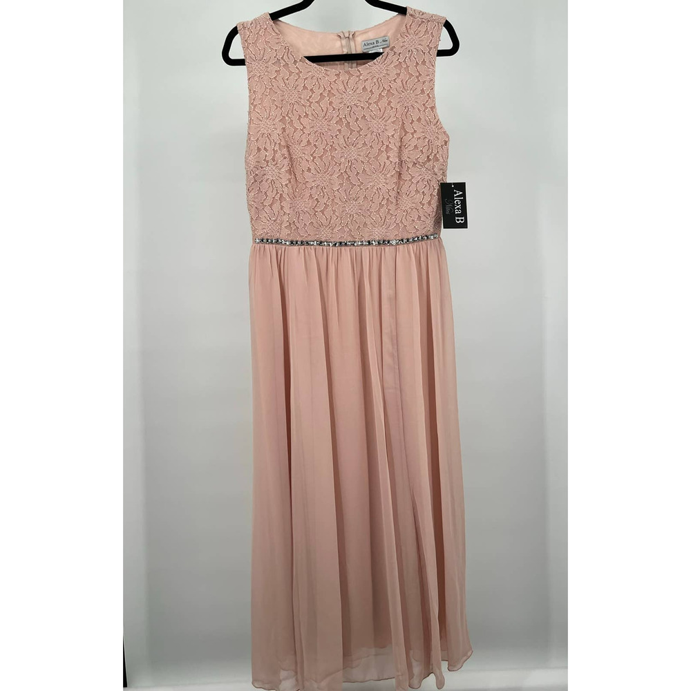 ALEXA B NITES SLEEVELESS FORMAL LONG PETITE DRESS SIZE 12P